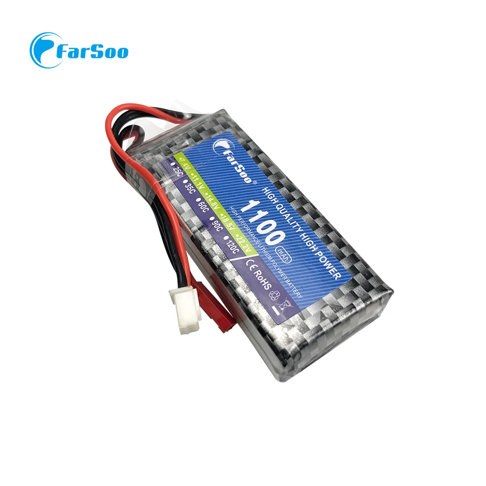 2S 7.4V  Lipo battery  1100mAh 35C 40C For RC Airplane Drone Helicopter Car 2S Lithium Battery