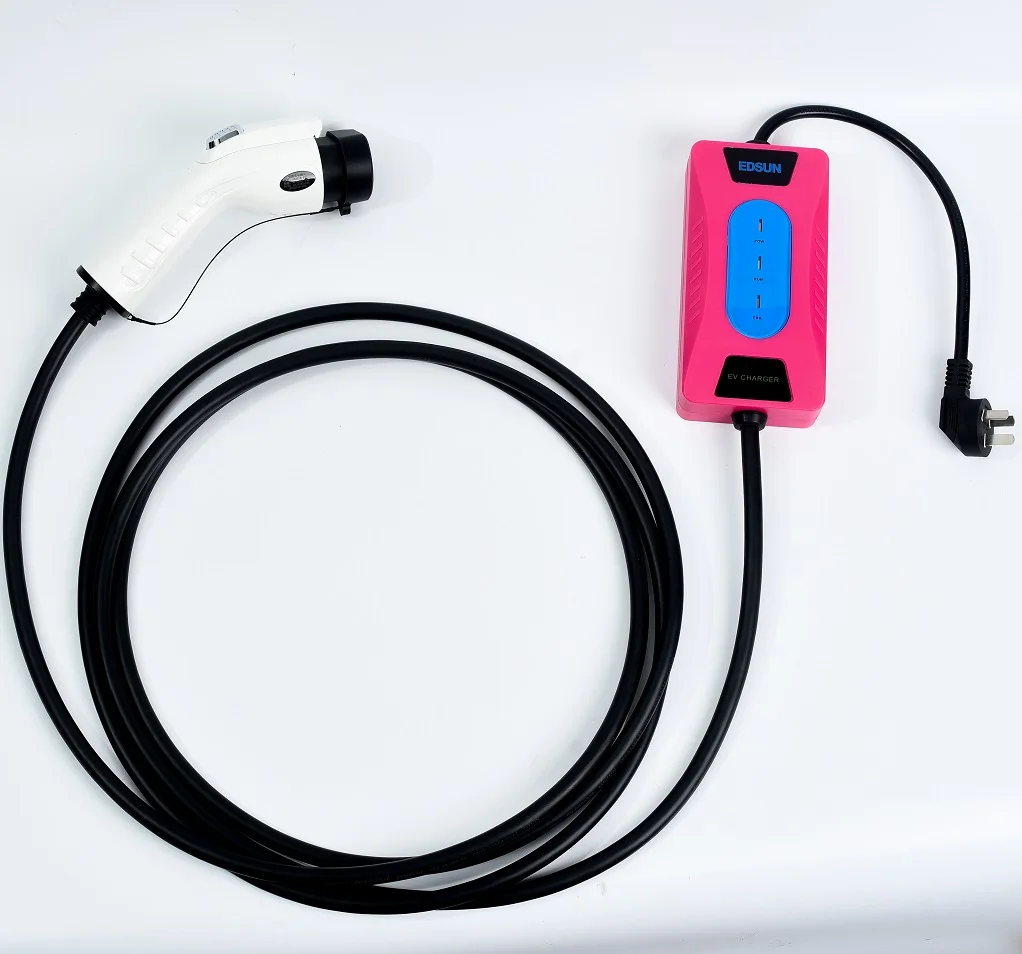 Electric new energy vehicle charger 15m cable  electric car charger ev AC 220V output current 16A Charging gun for electric car