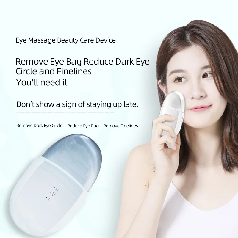 home beauty device eyes care machine microcurrent vibration and topical heating massage eye care