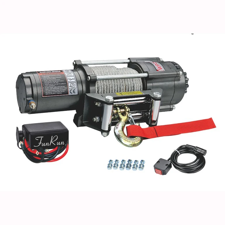 Funrun Winch 12V 4500 lbs for ATV UTV CFMOTO POLARIS HISUN