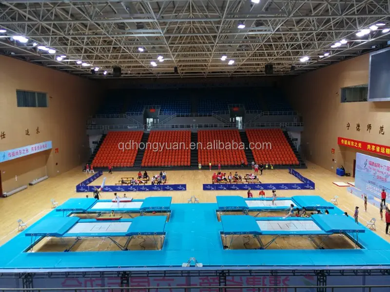 Indoor trampoline daily training gymnastics competitions can be used trampoline
