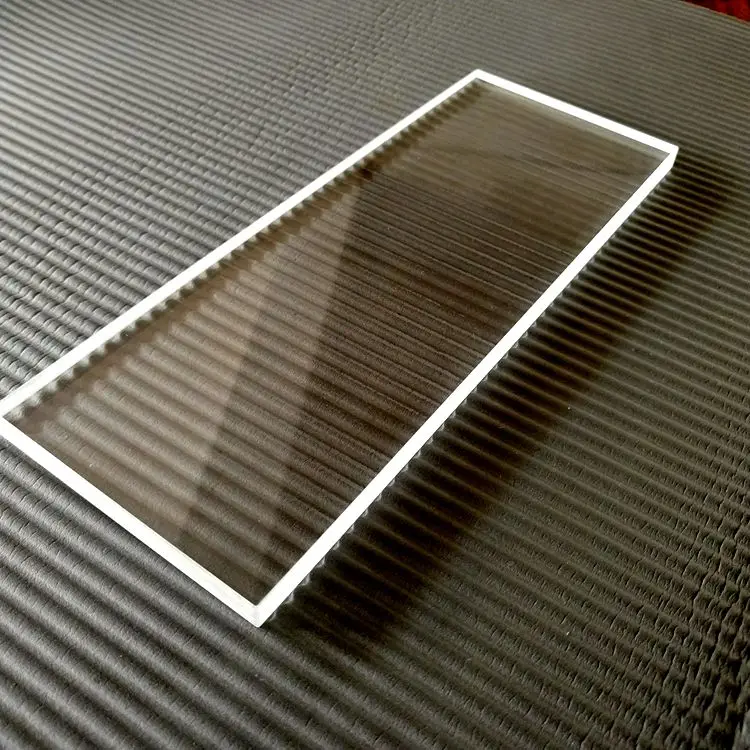 
Custom-made high transparency quartz glass slide 