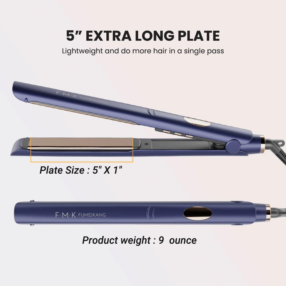 High Quality Titanium Hair Straightener Infrared Hair Flat Straightener With Custom Logo Nano Titanium Technology Slim Styler