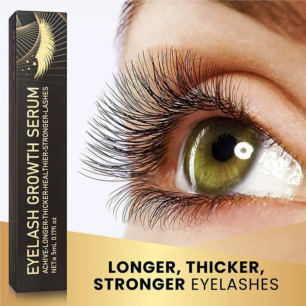 Wholesale Custom Organic Eyebrow Eye Brow Enhancer Grow Liquid Private Label Natural Grow Longer Thicker Eyelash Growth Serum