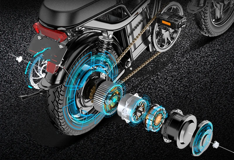 Motorcycle 3 Bicycle Wheel For Adult Price Long Range Folding 650W 1200W Mini Motorcycles Kids Wheels 2 Seat Electric Bike