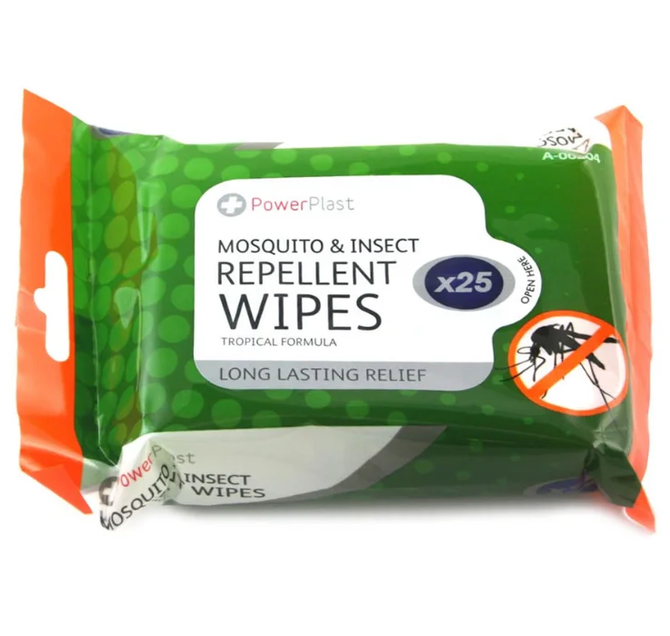 Одноразовые влажные салфетки на заказ, многофункциональные карманные влажные салфетки, репелленты от комаров, влажные салфетки