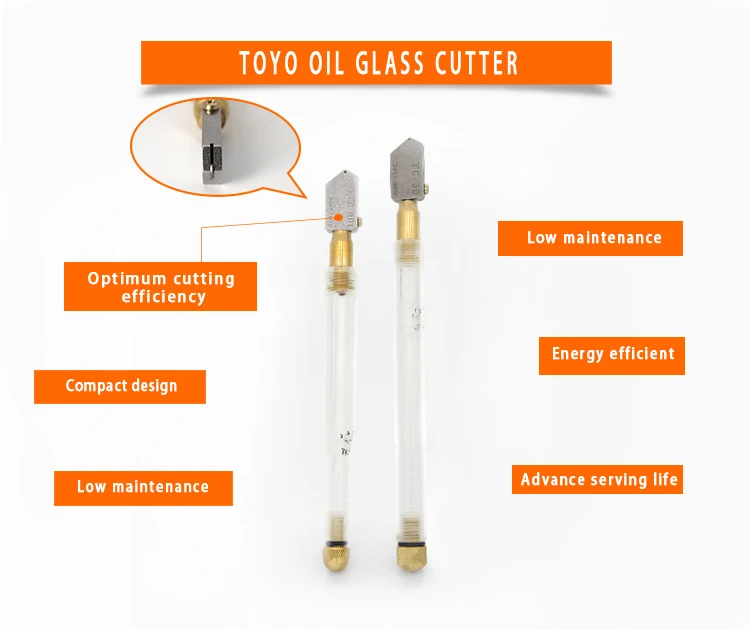 factory direct selling diy glass cutter hot sale hand held oil diamond glass cutter for cutting glass