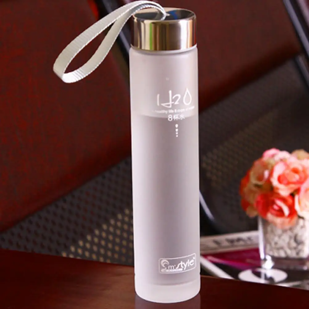 280ml Novelty Design Portable Water Bottle Bike Sports  Plastic Transparent Bottle Fruit Juice Drink Bottle Cycling Camping Cup