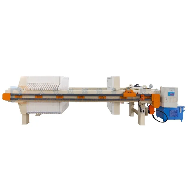 Embedded filter press for phosphoric acid