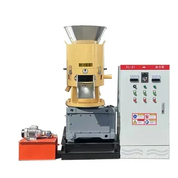 2024 new high-efficiency grass pellet making machine biomass pellet machine, equipped with reliable engine and PLC
