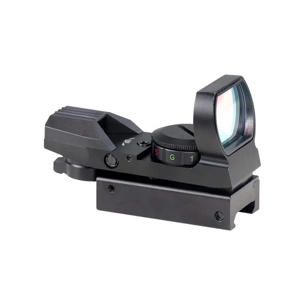 LUGER 1X22X33 HD101 Red Dot Sight Holographic Red Green Dot Sight Scope Reflex Sight Reflex 4 Reticle Optics Scope