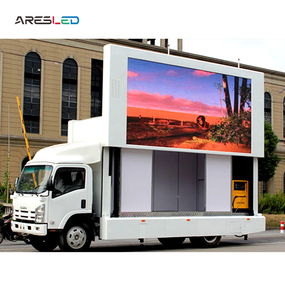 Exterior Mobile Stage Roadshow LED Pantalla TV Screen Truck for Commercial Advertising