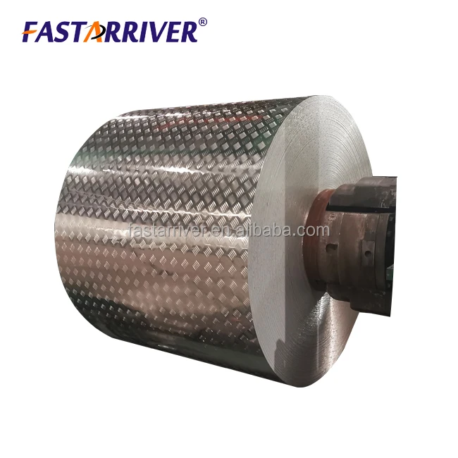 China supplier 3xxx 3003 checkered diamond aluminum plate sheet for floor bus