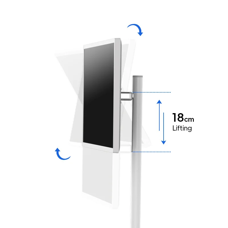 Smart Floor Stand 24 inch Android Display Incell Touch Screen Tablet PC for Fitness Home Game Office