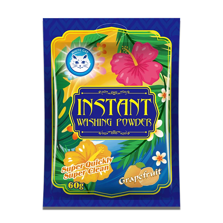 Bulk Manufacture Wholesale Washing Soap Powder Plastic Bag Packaging for Laundry Detergent Powder Automatic