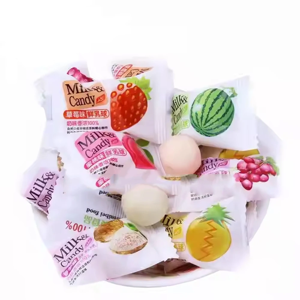 Конфеты оптом Халяль кислый сладкий фруктовый вкус жевательные Мармеладные твердые снаружи мягкие сладости внутри