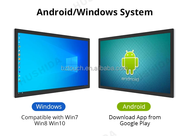 HD A Level Screen Android Interactive Digital Signage Ultra Wide Industrial Capacitive 1080P Portable Touch Screen Monitor