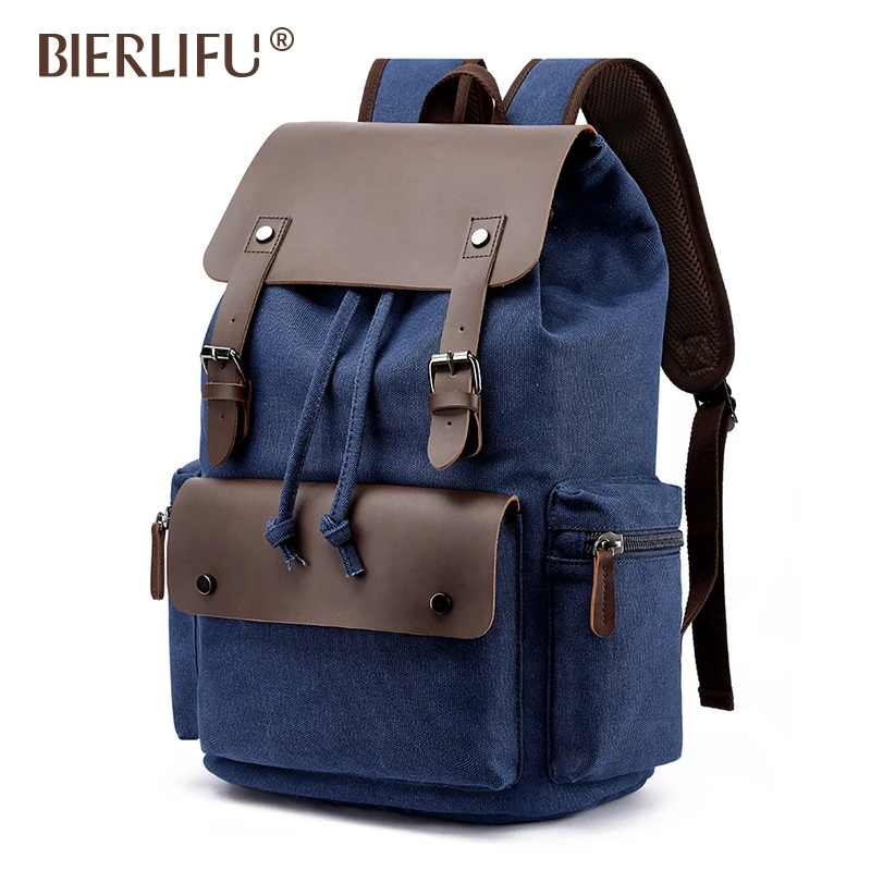 wholesale manufacturer fashion custom vintage canvas school backpack bag laptop hiking backpacks