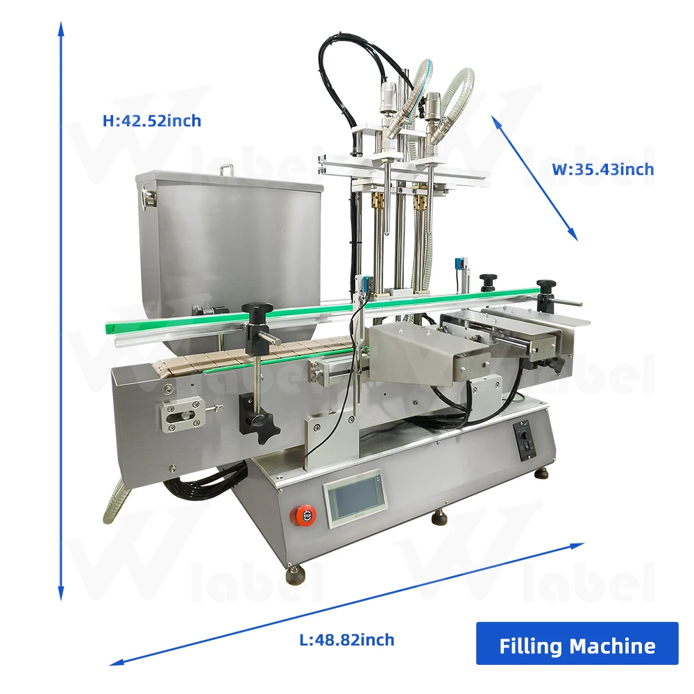 Wasabi sauce round bottle desktop filling capping and labeling machine production line