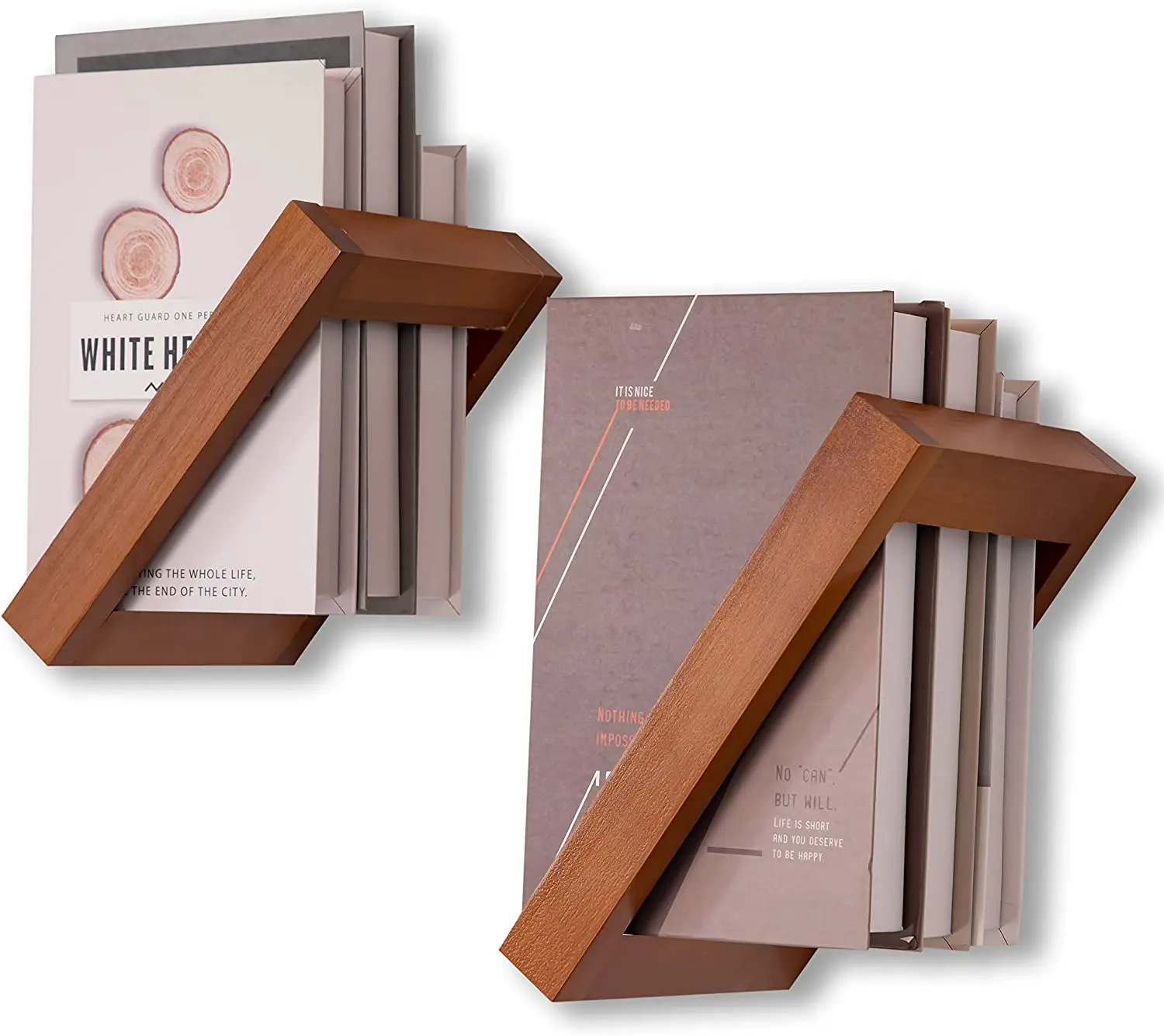 Домашняя мини-библиотека идеальный подарок для книжной коллекции для любителей книг и организовать свое пространство с помощью этих стильных плавающих книжных полок