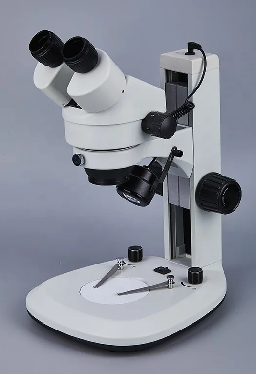 E0745-CLTS LED Digital Stereo 7X-90X Magnification Trinocular Microscope with Camera interface