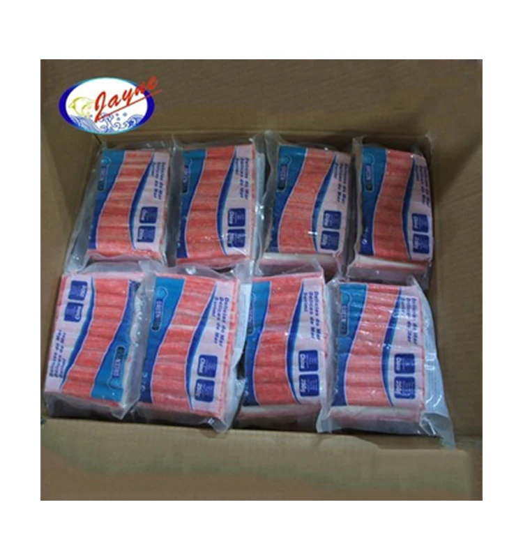 New Style Wild Marine Caught Crab Meat Sticks Frozen Surimi Crab Stick