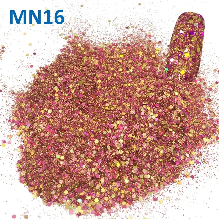 
Hot Sale Art Polyester Cosmetic Bulk Glitter for Nail 