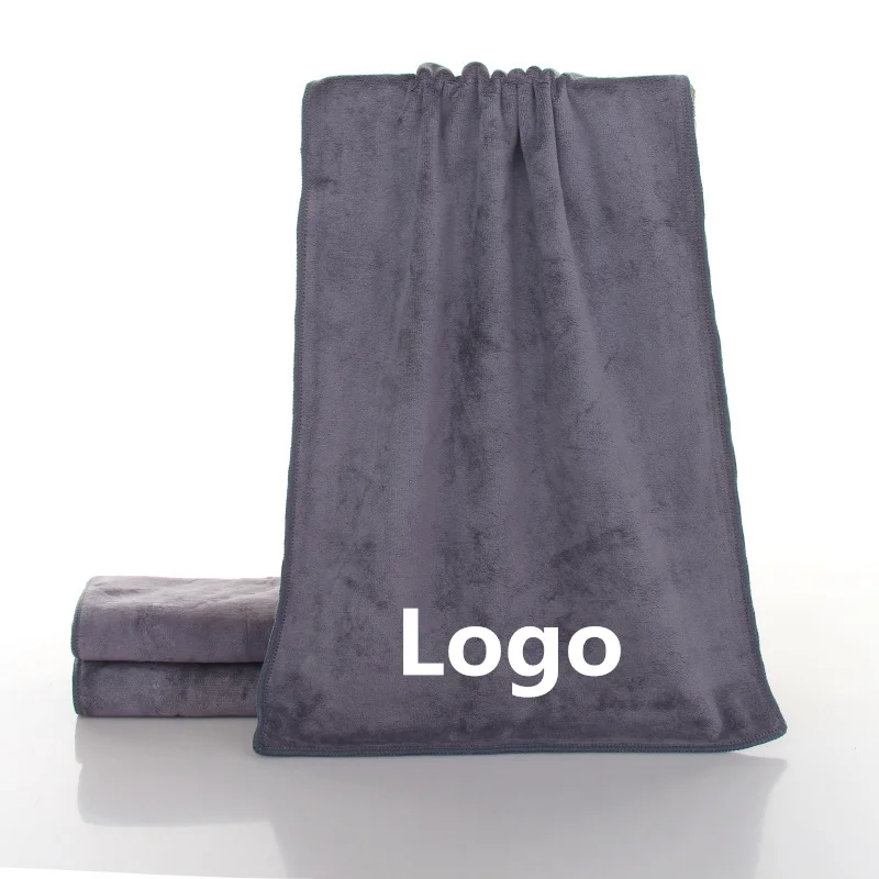 Water Absorbent Plain Drying Ultra Fine Microfiber Towel For Hair Salon