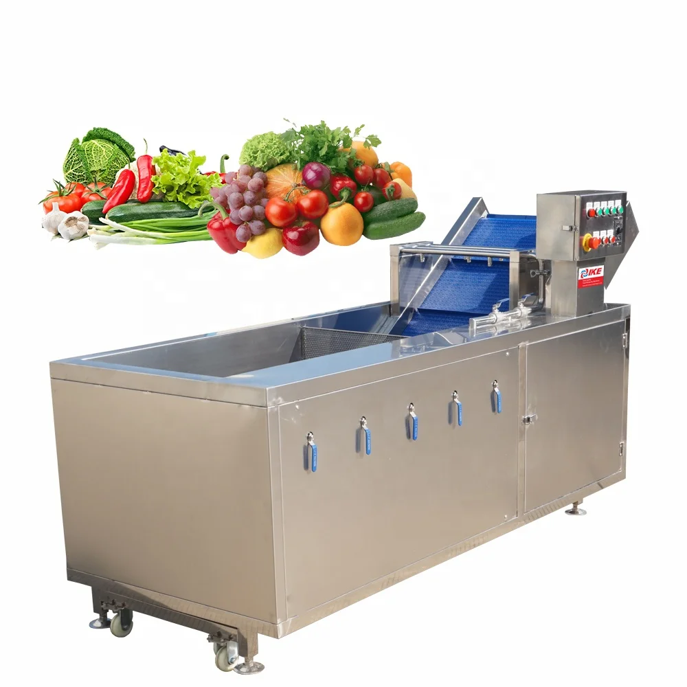 Industrial Automatic Fruit Vegetable Washing Machine Use For High Quality Carrots Potato Oranges Cleaning