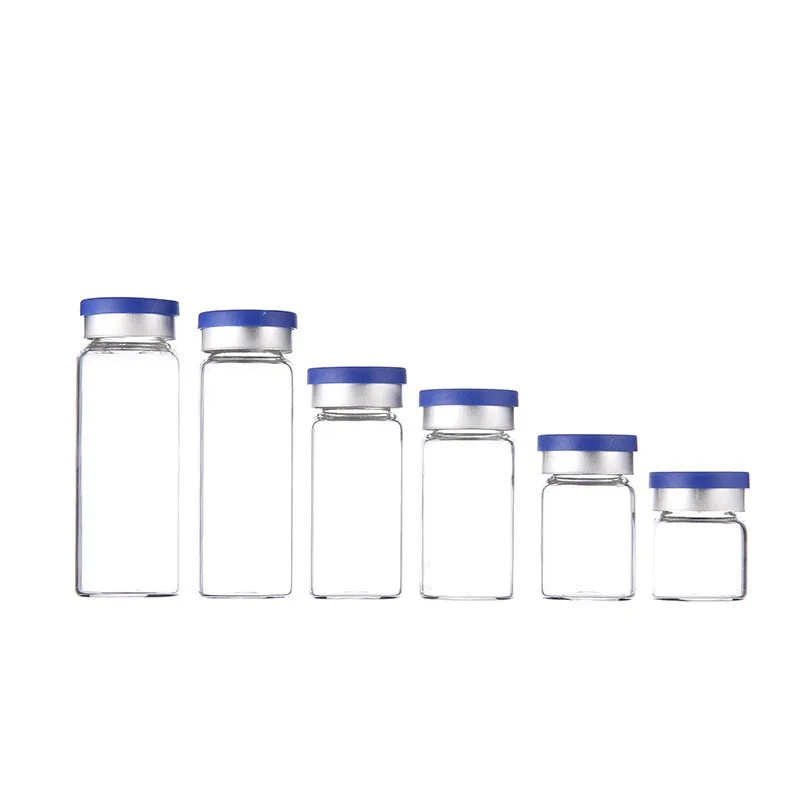 2ml-30ml penicillin bottle Medical glass bottle Injection Vials for Antibiotics small glass vial 3ml 5ml Moulded glass bottle