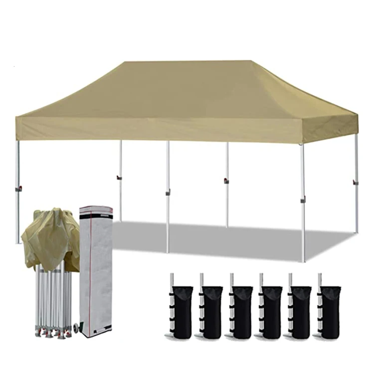 Steel folding commercial tent waterproof pop up gazebo 3x6m tents