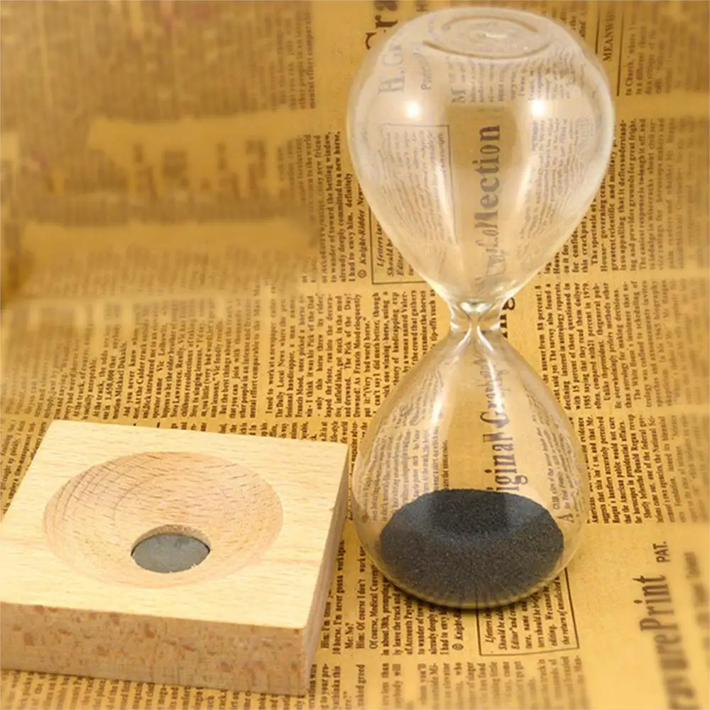 Lelyi Creative Magnetic Hourglass Hourglass Sand Timer Magnet Birthday Gift Creative Decoration