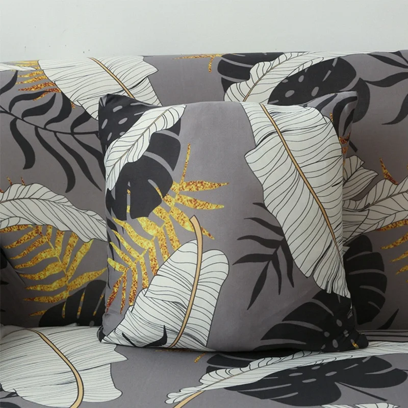 Amazon hot selling printed sofa cover super soft fabric elastic sofa slipcover wholesale