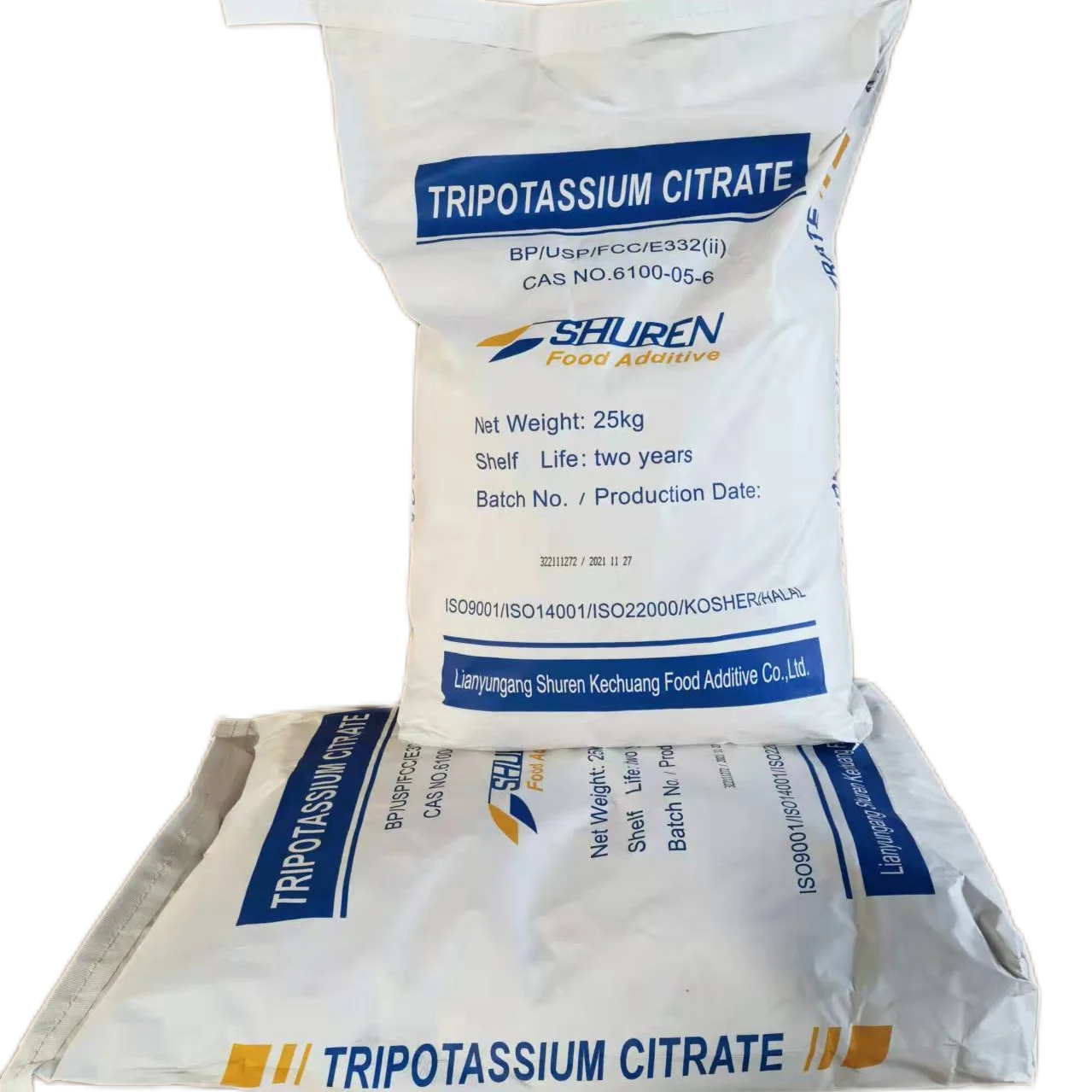 Цитрат калия 2023 от производителя, Лидер продаж, высококачественный пищевой трийцитрат, цитрат калия, TPC, цитрат калия
