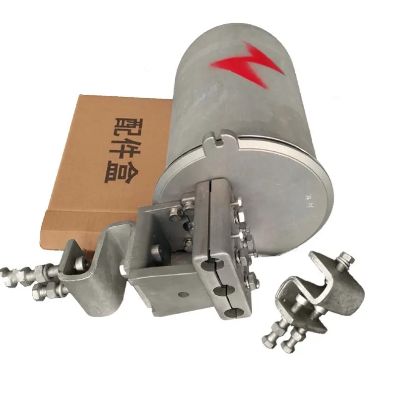 Metal fiber optic splice closure dome type joint box 12/24/48/96/144/192 core for OPGW/ADSS cable