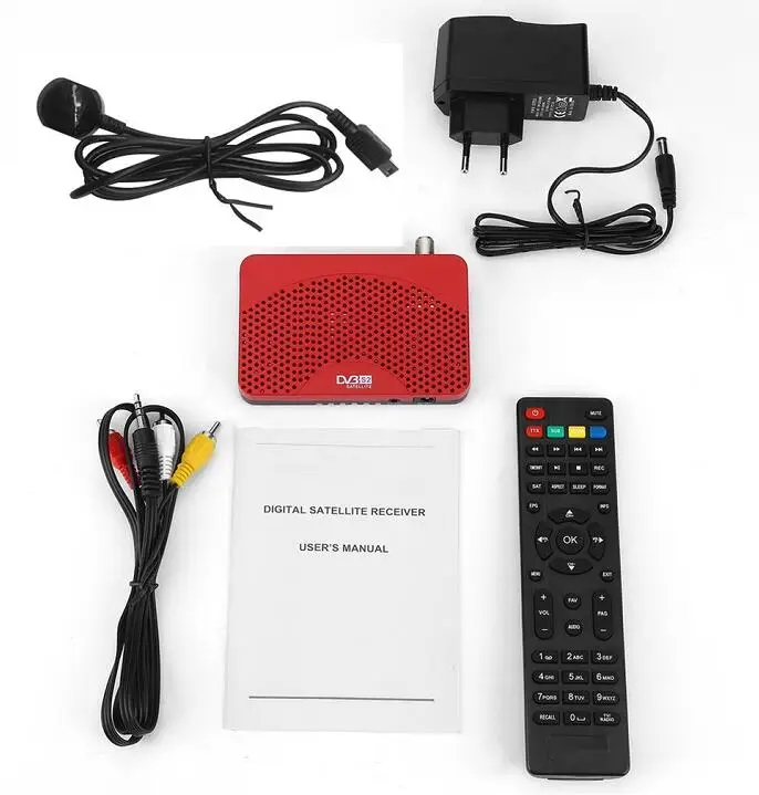  Фабрика HD мини DVB-S2-цифра спутниковый телевизионный ресивер с Powervu икс BISS KEY USB