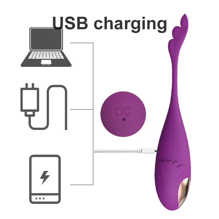 10 frequency small goldfish vibration jump egg USB charging wireless tadpole small whale remote control fish tail adult products