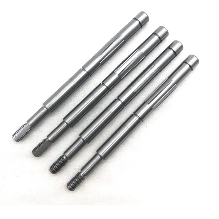 China Factory High Precision CNC Machining Internal Threaded Stepper Motor Shaft