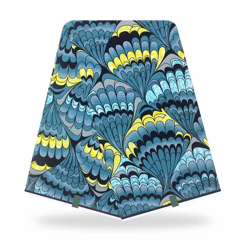 
Африканская ткань с принтом воска, 100% хлопок, африканская оптовая продажа из Китая 