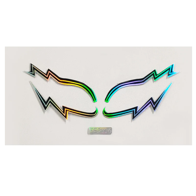 Cosplay Party Transparent Custom Glitter Laser Eyeliner Holographic Temporary Tattoos Eye Shadow Face Tattoo Temporary