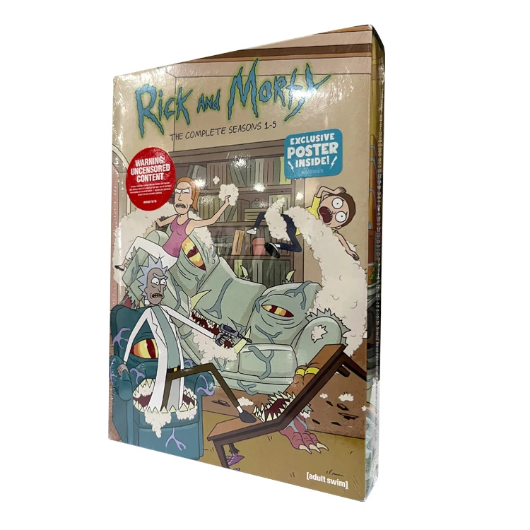 Rick and Morty the complete seasons 1-5 10dvd discs high quality eBay Amazon best selling DVD movies TV series wholesale dvds