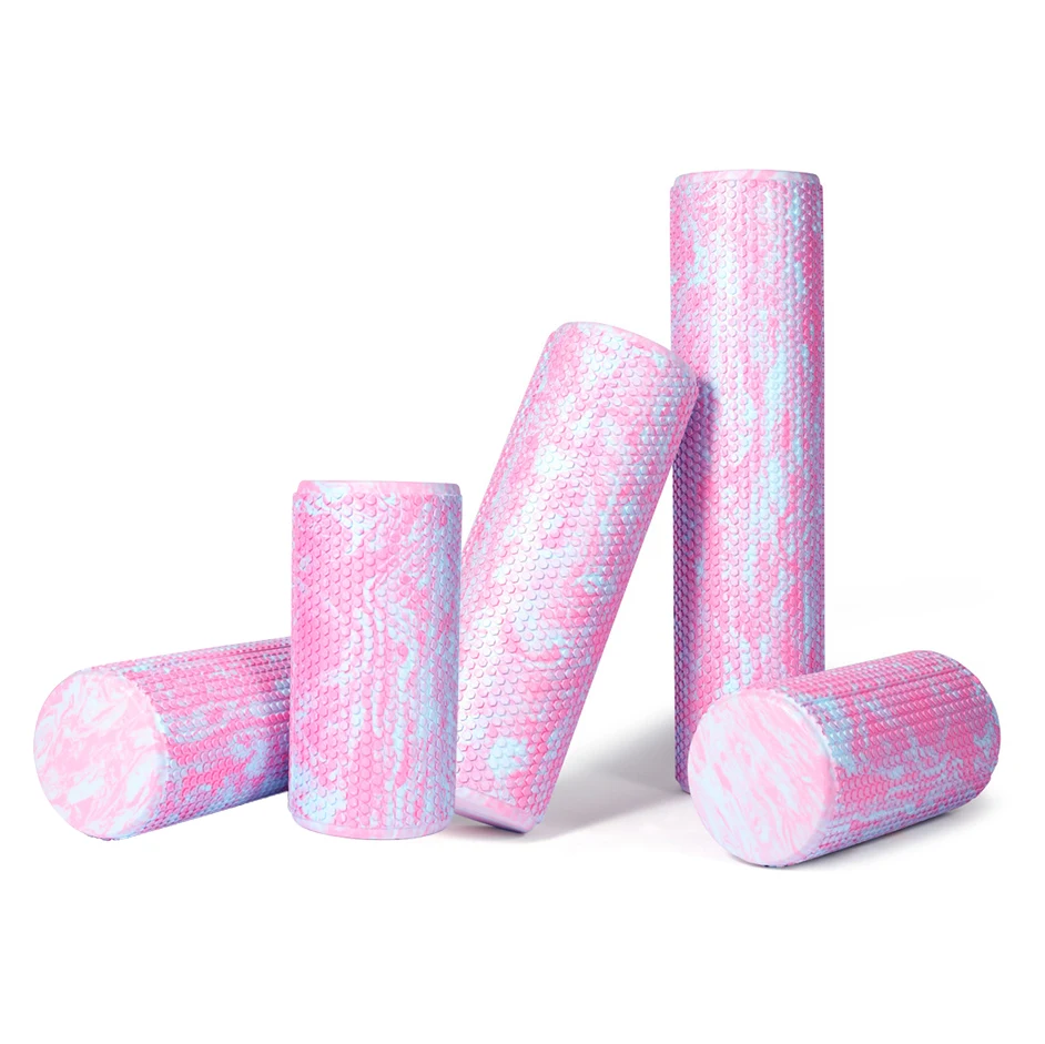 High-Density Round EVA Foam Roller 12 / 18 / 24 / 36 inch massage foam rollers for Back Pain Relief Yoga Exercise