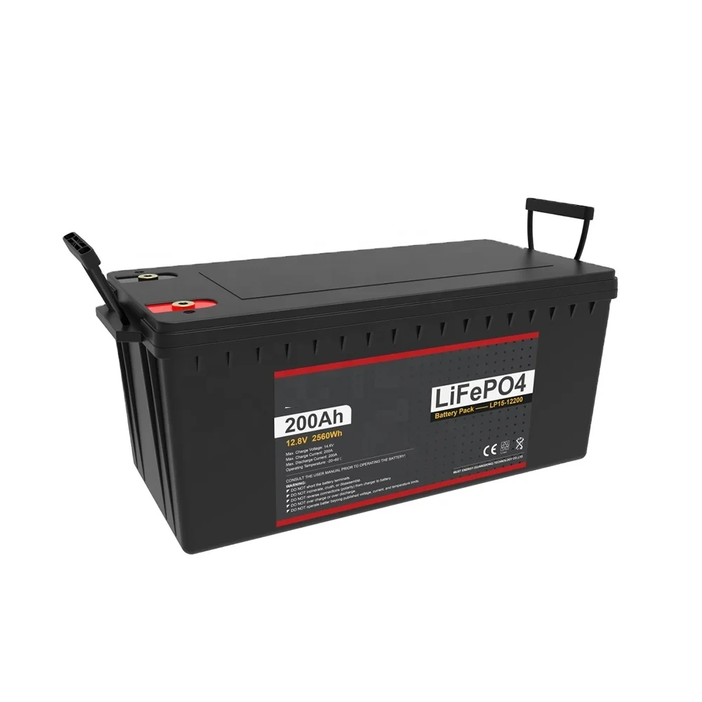 Banatton Solar Energy Storage Lithium Battery 12 volt 200AH Lithium Ion Batteries Home Solar Power System