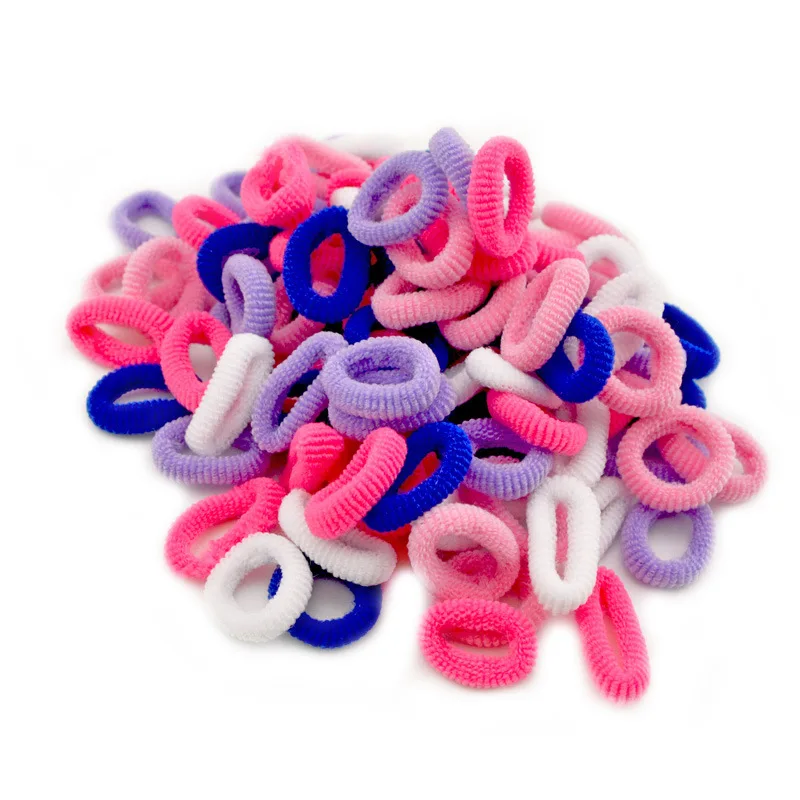 Colorful hair band rubber band for children wool hair bands