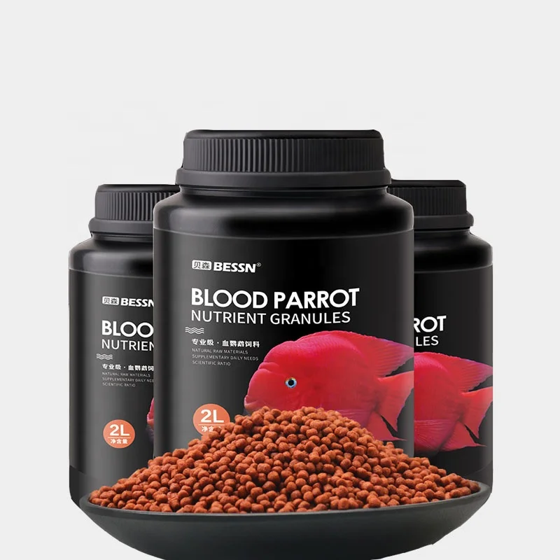 
High protein Floating pellet Special feed for parrot fish food natural pet food 