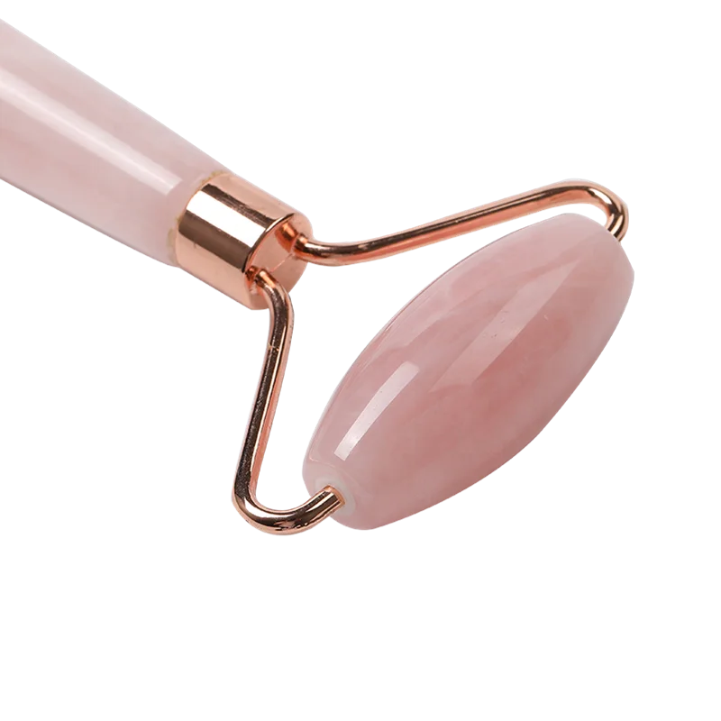 Face Roller Jade Jade Roller Face Massager Roller Gua Sha Facial Massage Natural Pink Massager Face Slimming Gift