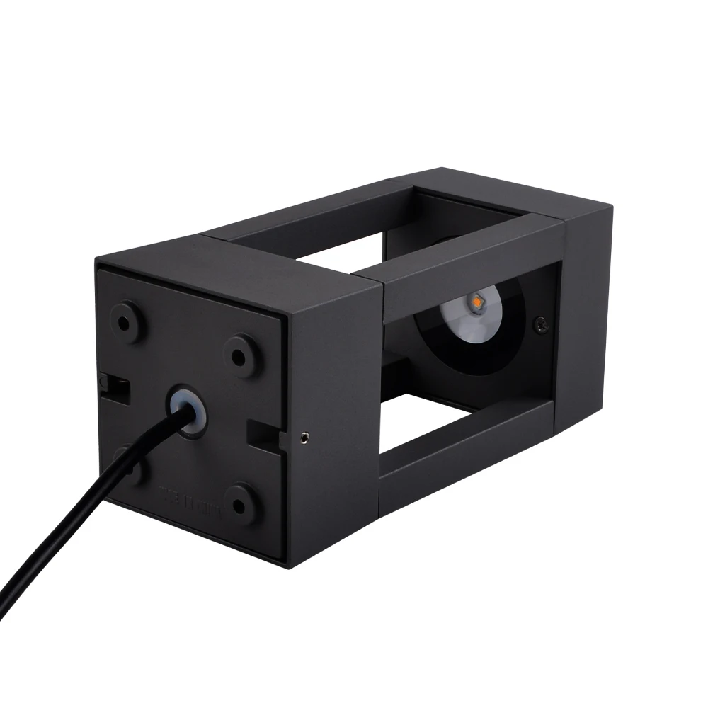 
NEXLEDS GL09 5W black color square shape aluminum garden lamp led bollard light 