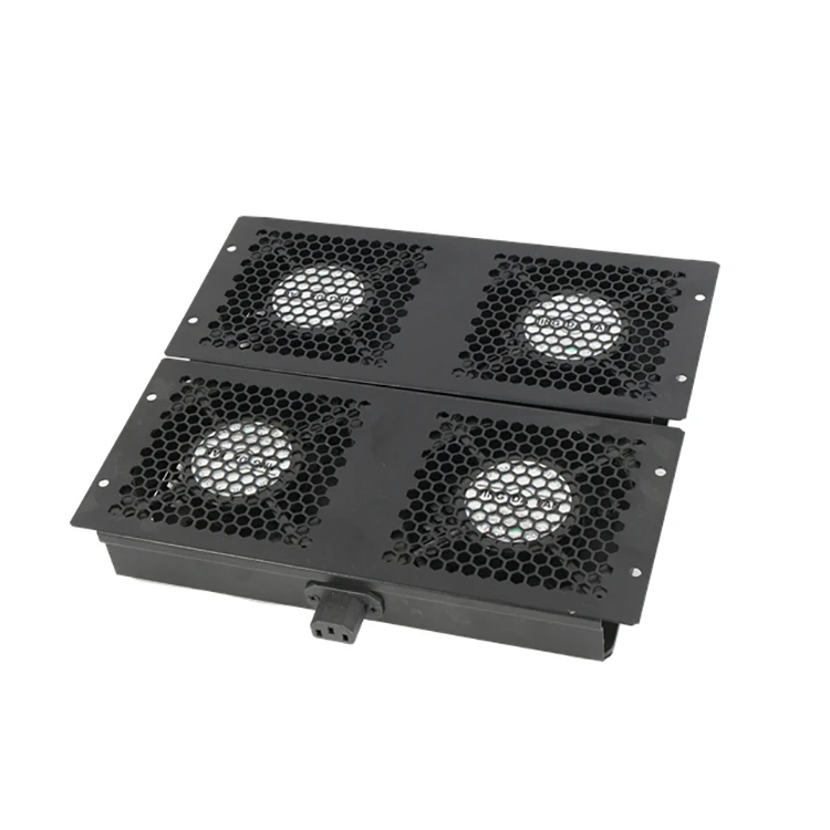 4 fan shelf cooling unit fits standard 19-inch Rack server rack mount fan