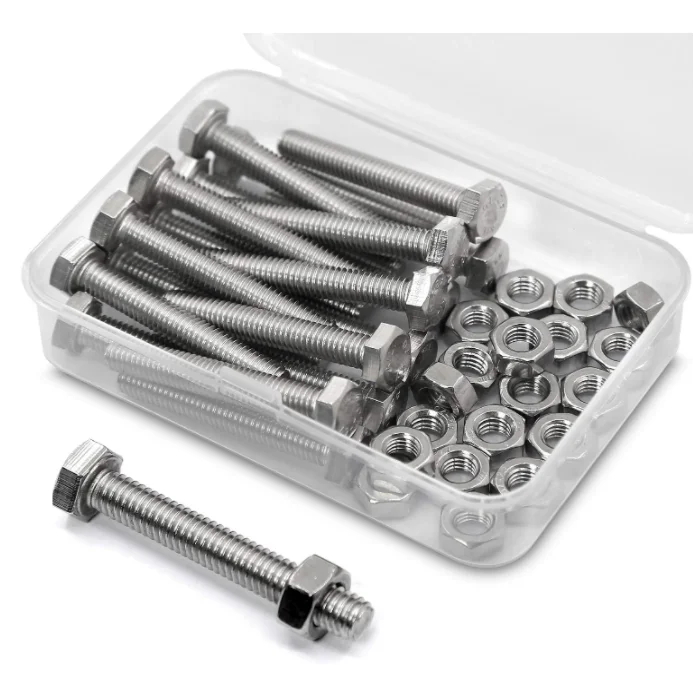 Stainless Steel  A2 18-8 304 Hex Head Bolt and Nuts