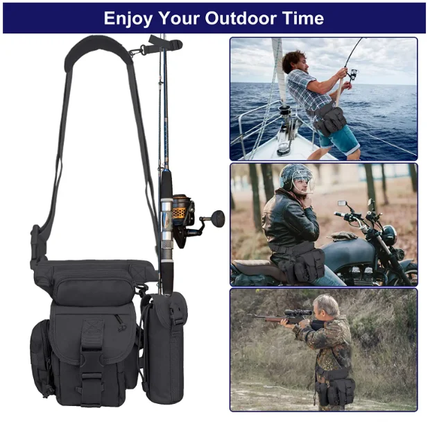 Fashion Belt Bag Waist Bag Phone Pocket Drop Leg Fanny Pack Leg Pouch Waterproof Waist Thing Hip Bag